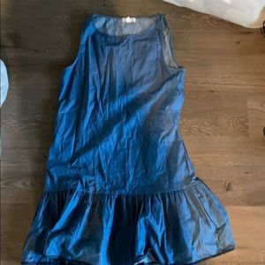 Blue denim dress